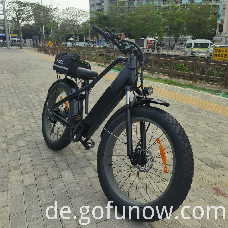 750W Lithiumbatterie 48 V Elektrofahrrad 26 Zoll Fettreifen Strand Schnee Elektrofahrrad E-Bike